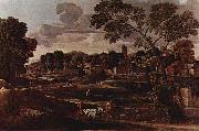 Nicolas Poussin Landschaft mit dem Begrabnis des Phokos Germany oil painting artist
